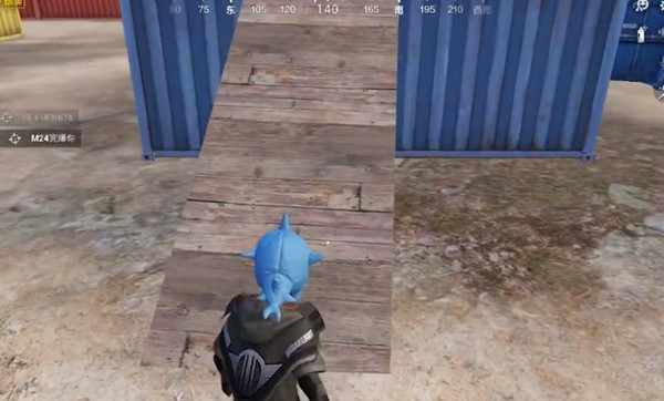和平精英N港BUG：集装箱木板可以穿越
