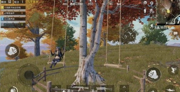 和平精英枫叶林秋千位置介绍