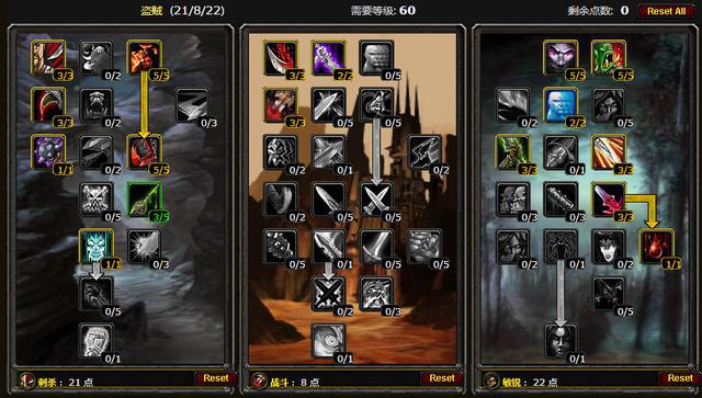 魔兽世界怀旧服盗贼天赋加点推荐