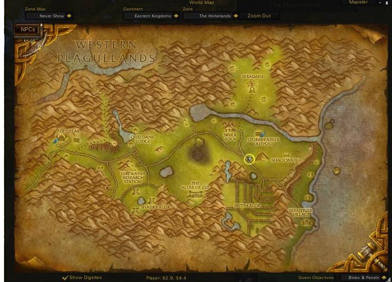 魔兽世界怀旧服辛特兰飞行点位置介绍