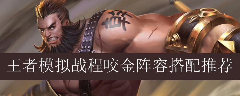 王者模拟战程咬金阵容搭配推荐