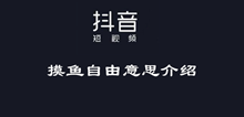 抖音摸鱼自由意思介绍