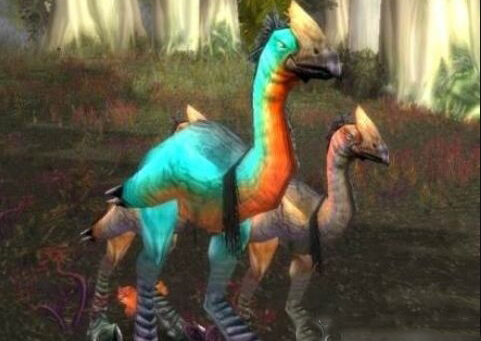 魔兽世界怀旧服雌性森林陆行鸟位置介绍