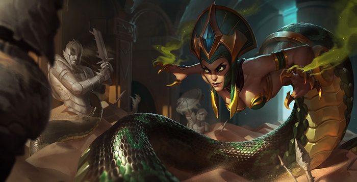 英雄联盟手游魔蛇之拥技能、连招介绍