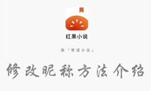 红果小说修改昵称方法介绍