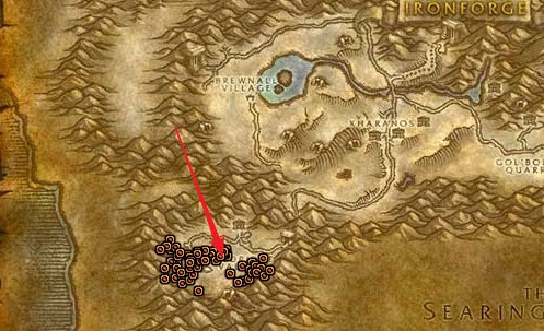 魔兽世界怀旧服壮实的石腭穴居人位置介绍