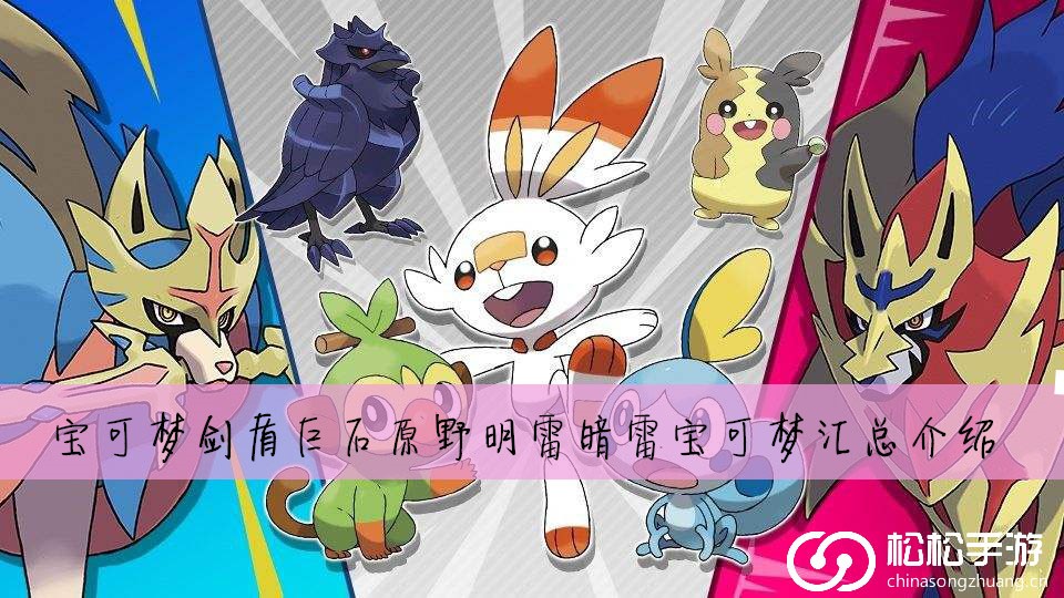 宝可梦剑盾巨石原野明雷暗雷宝可梦汇总介绍