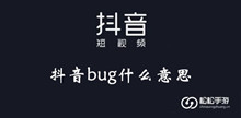 抖音bug意思介绍