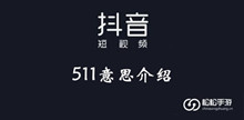 《抖音》511意思介绍