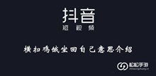 《抖音》横扫鸡饿坐回自己意思介绍
