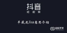《抖音》羊藏屁lisa意思介绍