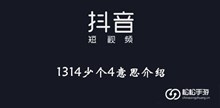 《抖音》1314少个4意思介绍