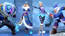 《英雄联盟手游》冰雪节英雄皮肤介绍