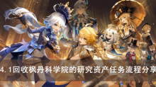 《原神》4.1回收枫丹科学院的研究资产任务流程分享