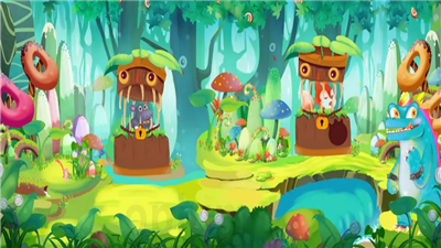 前段时间很火的闯关游戏