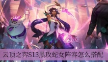 云顶之弈S13黑玫蛇女阵容怎么搭配